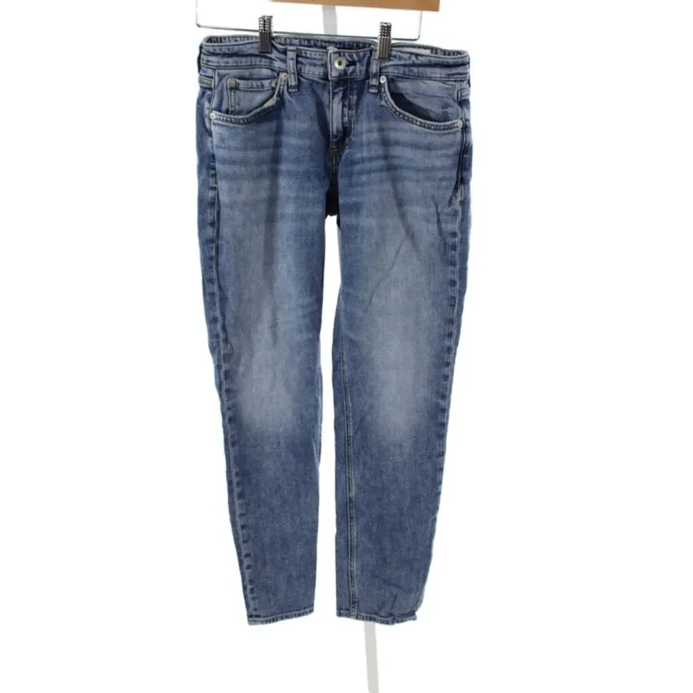 Rag & Bone Women Ankle Jeans Blue Cotton Low Rise Button Size 26